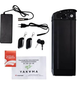 Электровелосипед Yakama S1 СЕРЕБРИСТЫЙ