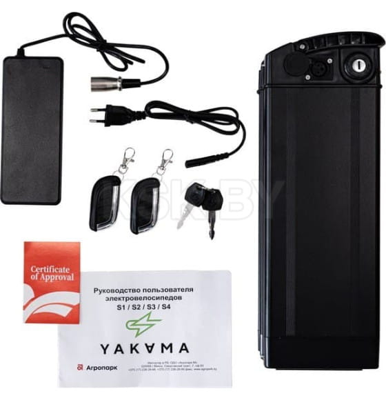 Электровелосипед Yakama S1 СЕРЕБРИСТЫЙ