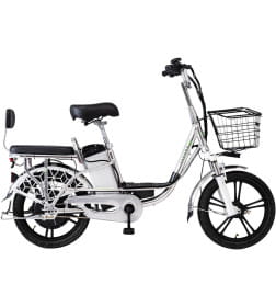 Электровелосипед Yakama S1 СЕРЕБРИСТЫЙ