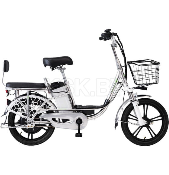 Электровелосипед Yakama S1 СЕРЕБРИСТЫЙ