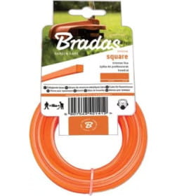 Леска для триммера 3,0 мм х 100 м сечение квадрат BRADAS ZTK30100K