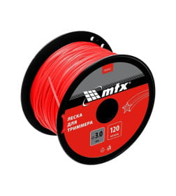 Леска для триммера 3,0 мм х 120 м сечение звезда MTX 96882