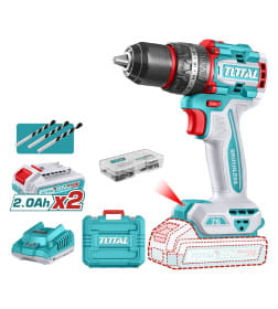 Дрель-шуруповерт аккумуляторная ударная TOTAL TIDLI20768