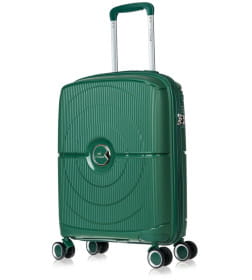Чемодан на колесах L'case Doha PP04 24 (M, темно-зеленый)
