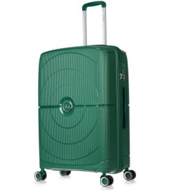 Чемодан на колесах L'case Doha PP04 28 (L, темно-зеленый)