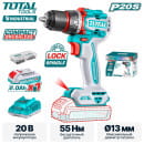 Дрель-шуруповерт аккумуляторная TOTAL TDLI205582 (TDLI205582) 