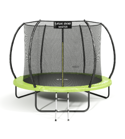 Батут Atlas Sport 252см (8ft) MASTER с внутренней сеткой и лестницей УЦЕНКА