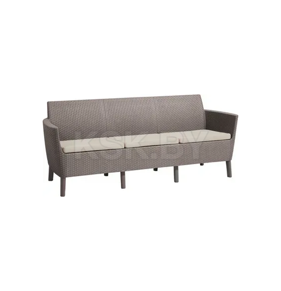 Диван трехместный Keter Salemo 3, капучино (258964) 