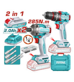 Набор аккумуляторного инструмента TOTAL TCKLI20277