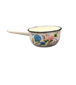 Ковш эмалированный 1,5 л "Букет гортензий" С-2008/4ЖмЭК Лысьвенский завод