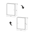 Шкаф зеркальный Silver Mirrors Фиджи Flip 60  00002364 (LED-00002364) 