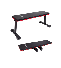 Скамья прямая AMETIST 97 черно-красный