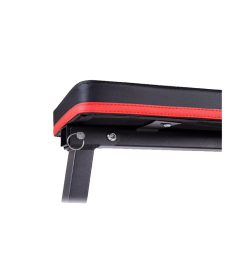 Скамья прямая AMETIST 97 черно-красный