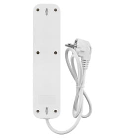 Удлинитель 4 гнезда, 7 метров, с/з, с выключателем, 16 А, 3680 Вт (белый) TDM НАРОДНЫЙ SQ1303-1428