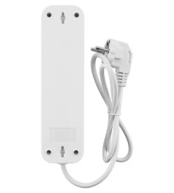 Удлинитель 4 гнезда, 3 метра, с/з, 16 А, 3680 Вт (белый) TDM НАРОДНЫЙ SQ1303-1406