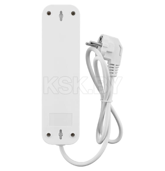 Удлинитель 4 гнезда, 3 метра, с/з, 16 А, 3680 Вт (белый) TDM НАРОДНЫЙ SQ1303-1406 (SQ1303-1406) 