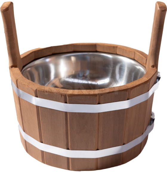 Шайка 5 л с нержавеющей вставкой ШДНТ-5 тёмная (ШДНТ-5) 