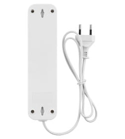 Удлинитель 4 гнезда, 1,5 метра, б/з, 10 А, 2300 Вт (белый) TDM НАРОДНЫЙ SQ1303-1315