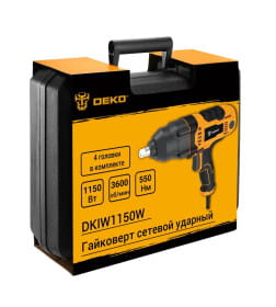 Гайковерт сетевой ударный DEKO DKIW1150W 084-1055