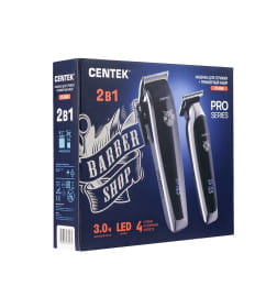 Набор для стрижки Centek CT-2140 (черный/хром)
