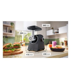 Мясорубка Bosch MFWS440B черный