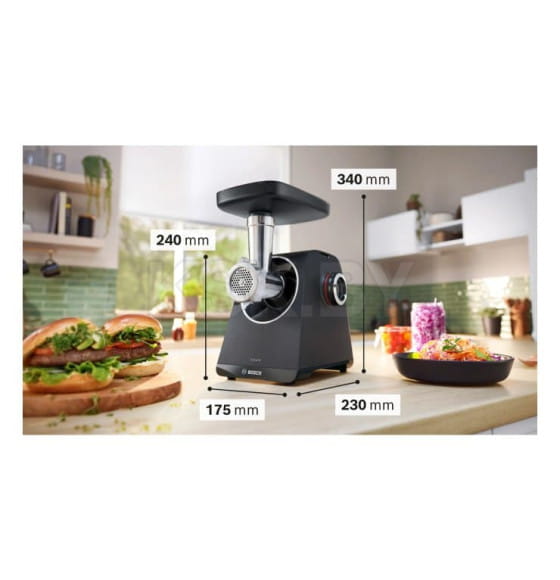 Мясорубка Bosch MFWS440B черный (MFWS440B) 