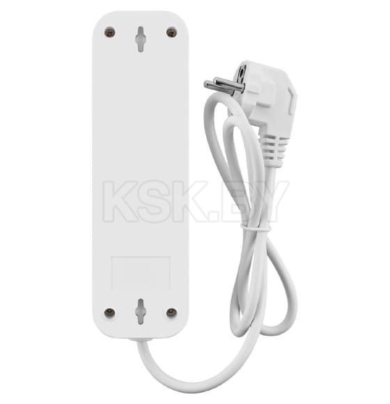 Удлинитель 3 гнезда, 1,5 метра, с/з, с выключателем, 10 А, 2300 Вт (белый) TDM НАРОДНЫЙ SQ1303-1100 (SQ1303-1100) 