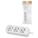 Удлинитель 3 гнезда, 7 метров, с/з, 10 А, 2300 Вт (белый) TDM НАРОДНЫЙ SQ1303-1043 (SQ1303-1043) 