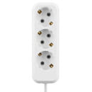 Удлинитель 3 гнезда, 7 метров, с/з, 10 А, 2300 Вт (белый) TDM НАРОДНЫЙ SQ1303-1043 (SQ1303-1043) 