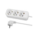 Удлинитель 3 гнезда, 7 метров, с/з, 10 А, 2300 Вт (белый) TDM НАРОДНЫЙ SQ1303-1043 (SQ1303-1043) 
