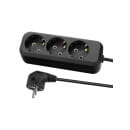 Удлинитель 3 гнезда, 10 метров, с/з, 10 А, 2300 Вт (черный) TDM НАРОДНЫЙ SQ1303-1054 (SQ1303-1054) 