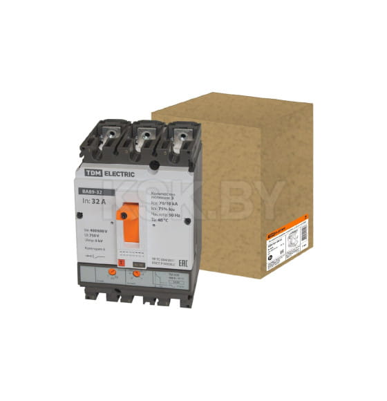 Выключатель автоматический ВА89-32 3Р 32А 70кА TDM SQ0751-0043 (SQ0751-0043) 