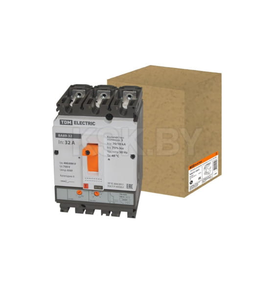 Выключатель автоматический ВА89-32 3Р 32А 70кА TDM SQ0751-0043 (SQ0751-0043) 