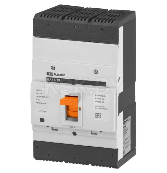 Выключатель автоматический ВА87-39 3Р 500А 55кА TDM SQ0751-0023 (SQ0751-0023) 