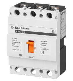 Выключатель автоматический ВА87-35 3Р 250А 25кА TDM SQ0751-0016
