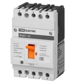 Выключатель автоматический ВА87-33 3Р 12,5А 18кА TDM SQ0751-0001