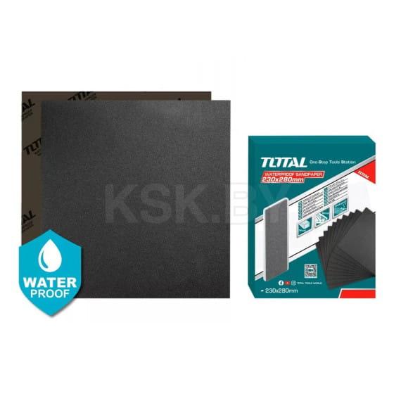 Шлифлист 230x280 мм P400 (50 шт.) TOTAL TAC040016 (TAC040016) 