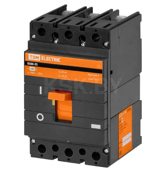 Выключатель автоматический ВА88-35 3Р 200А 35кА TDM SQ0707-0016 (SQ0707-0016) 