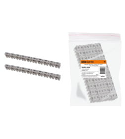 Маркер наборный - символ "8" серый 6 мм2 (100 шт.) TDM SQ0534-0054