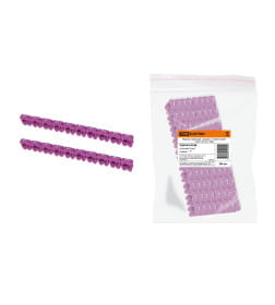 Маркер наборный - символ "7" фиолетовый 4 мм2 (100 шт.) TDM SQ0534-0038