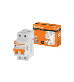Выключатель автоматический ВА47-60DC 2P 10А 6кА х-ка С TDM SQ0223-1026