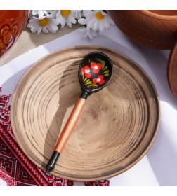 Ложка маленькая чернушка хохлома 1195879