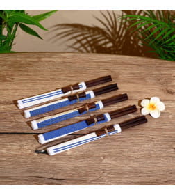 Палочки китайские "Сирень" 5 пар 25х10х2 см кокос, МИКС 5013918