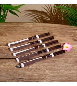 Палочки китайские "Сирень" 5 пар 25х10х2 см кокос, МИКС 5013918