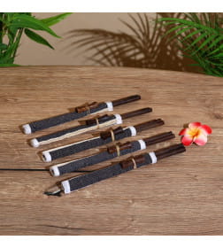 Палочки китайские "Сирень" 5 пар 25х10х2 см кокос, МИКС 5013918