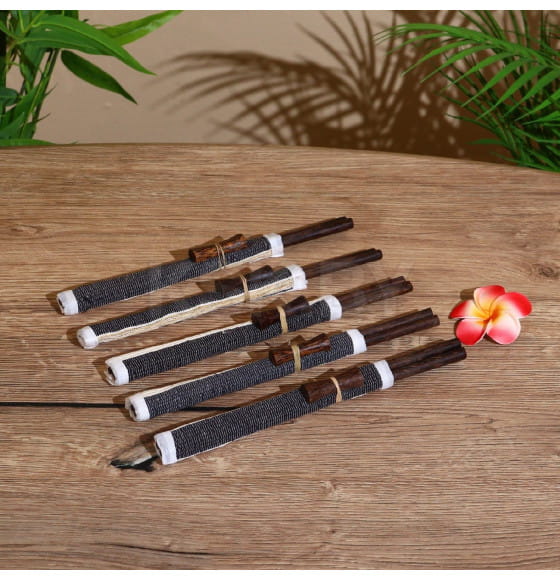 Палочки китайские "Сирень" 5 пар 25х10х2 см кокос, МИКС 5013918 (5013918) 