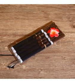 Палочки китайские "Сирень" 5 пар 25х10х2 см кокос, МИКС 5013918