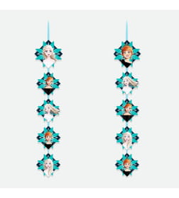 Гирлянда на люверсах "С Днем рождения!", 170 см, Холодное сердце, Эльза и Анна 5635357