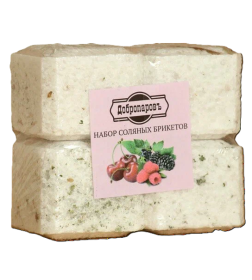 Соляной брикет набор 4 шт "Вишня, Ежевика, смородина, Малина" 10068833