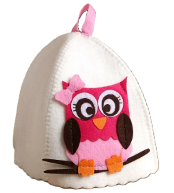 Шапка для бани с детской аппликацией "Мэри" войлок 2867726